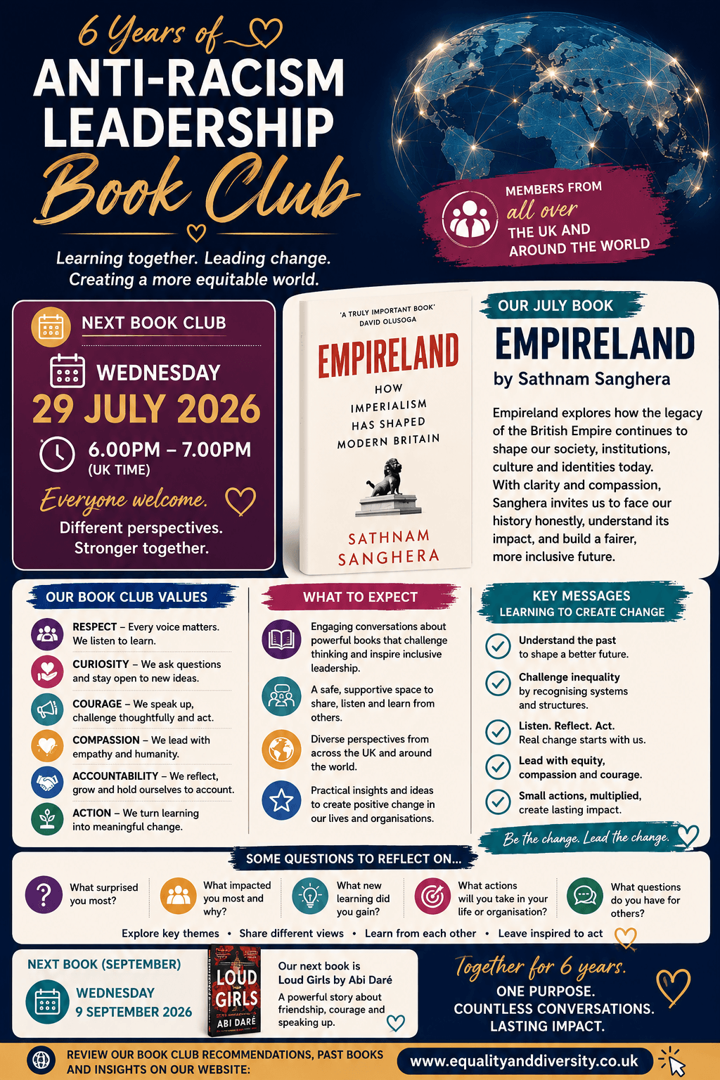 Anti-Racism Book Club poster