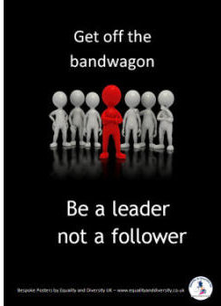 be a leader poster