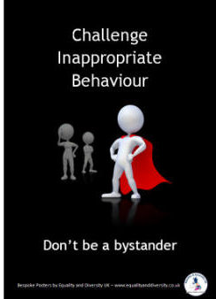 challenge inappropriate behaviour poster