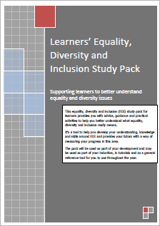 Equality, Diversity and Inclusion Study Pack for Learners